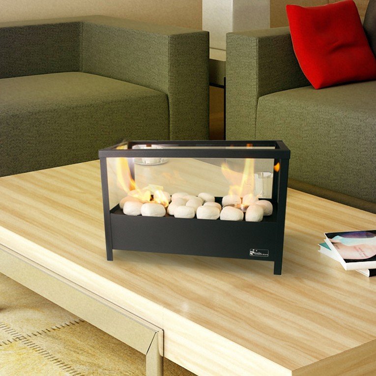 cheminee bio ethanol de table design